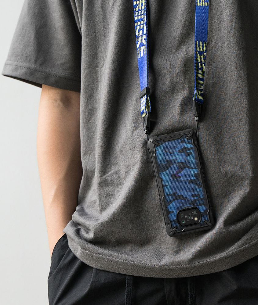 Ringke Fusion X Xiaomi Poco X3 / X3 Pro Hoesje Back Cover Camo Zwart afbeelding 9