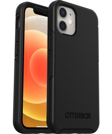 OtterBox Symmetry+ Apple iPhone 12 Mini Hoesje met MagSafe Zwart Hoesjes