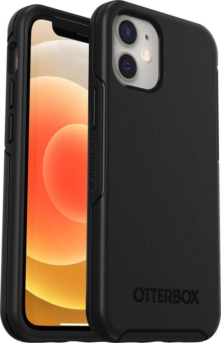 OtterBox Symmetry+ Apple iPhone 12 Mini Hoesje met MagSafe Zwart afbeelding 1