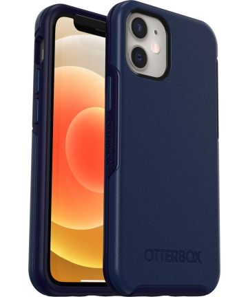 OtterBox Symmetry+ Apple iPhone 12 Mini Hoesje met MagSafe Blauw Hoesjes