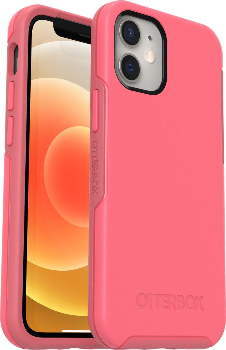 OtterBox Symmetry+ Apple iPhone 12 Mini Hoesje met MagSafe Roze afbeelding 1
