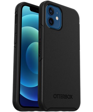 OtterBox Symmetry+ Apple iPhone 12 / 12 Pro Hoesje met MagSafe Zwart Hoesjes