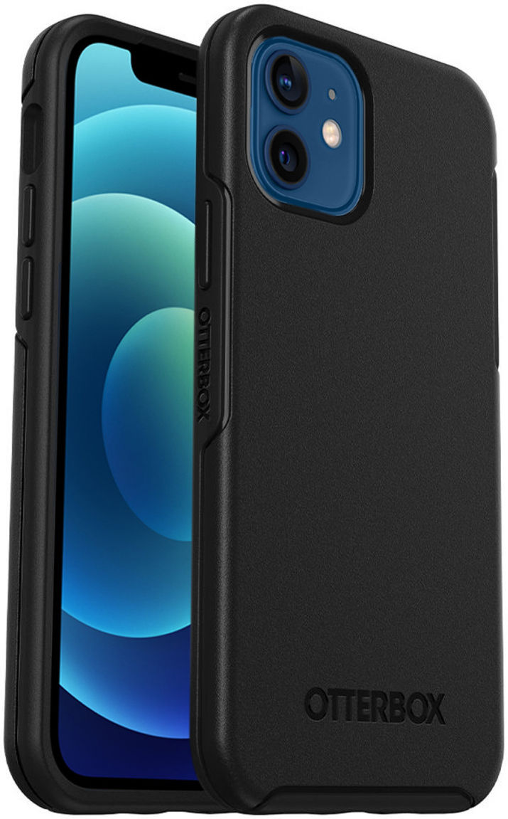 OtterBox Symmetry+ Apple iPhone 12 / 12 Pro Hoesje met MagSafe Zwart afbeelding 1