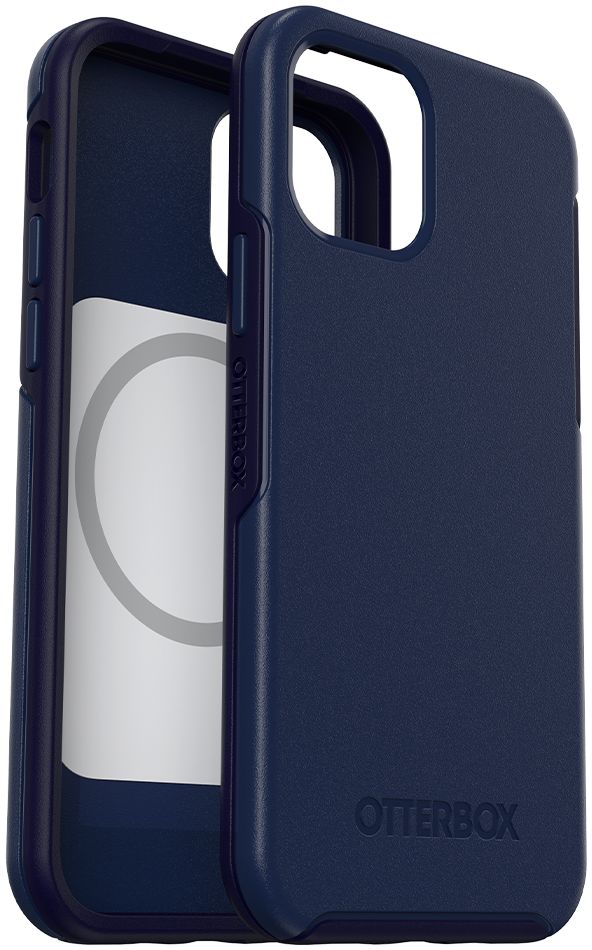 OtterBox Symmetry+ Apple iPhone 12 / 12 Pro Hoesje met MagSafe Navy afbeelding 3