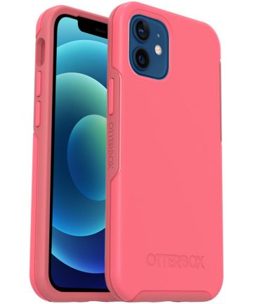 OtterBox Symmetry+ Apple iPhone 12 / 12 Pro Hoesje met MagSafe Roze Hoesjes
