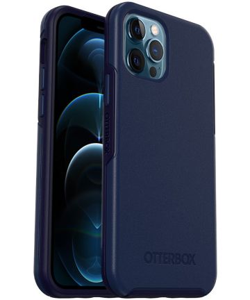 OtterBox Symmetry+ Apple iPhone 12 Pro Max Hoesje met MagSafe Blauw Hoesjes