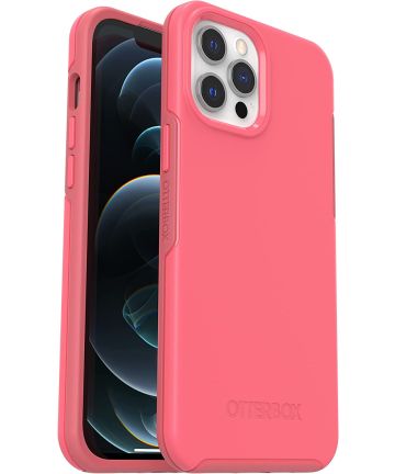 OtterBox Symmetry+ Apple iPhone 12 Pro Max Hoesje met MagSafe Roze Hoesjes