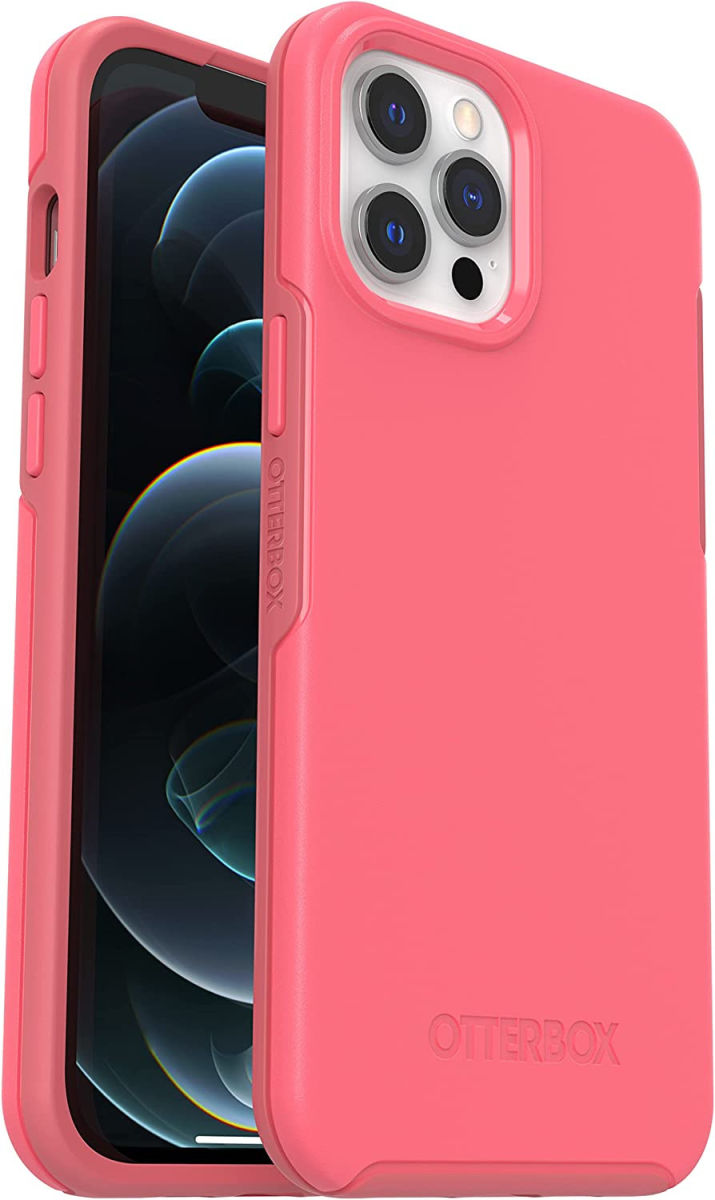OtterBox Symmetry+ Apple iPhone 12 Pro Max Hoesje met MagSafe Roze afbeelding 1