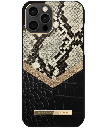 iDeal of Sweden Atelier iPhone 12 Pro Max Hoesje Midnight Python Hoesjes