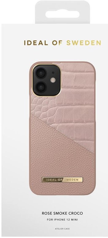 iDeal of Sweden Atelier iPhone 12 Mini Hoesje Rose Smoke Croco afbeelding 5