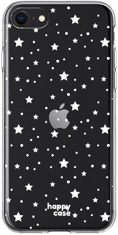 HappyCase iPhone SE 2020/2022 Hoesje Flexibel TPU Sterretjes Print afbeelding 1