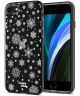HappyCase iPhone SE 2020/2022 Hoesje Flexibel TPU Sneeuwvlokken Print