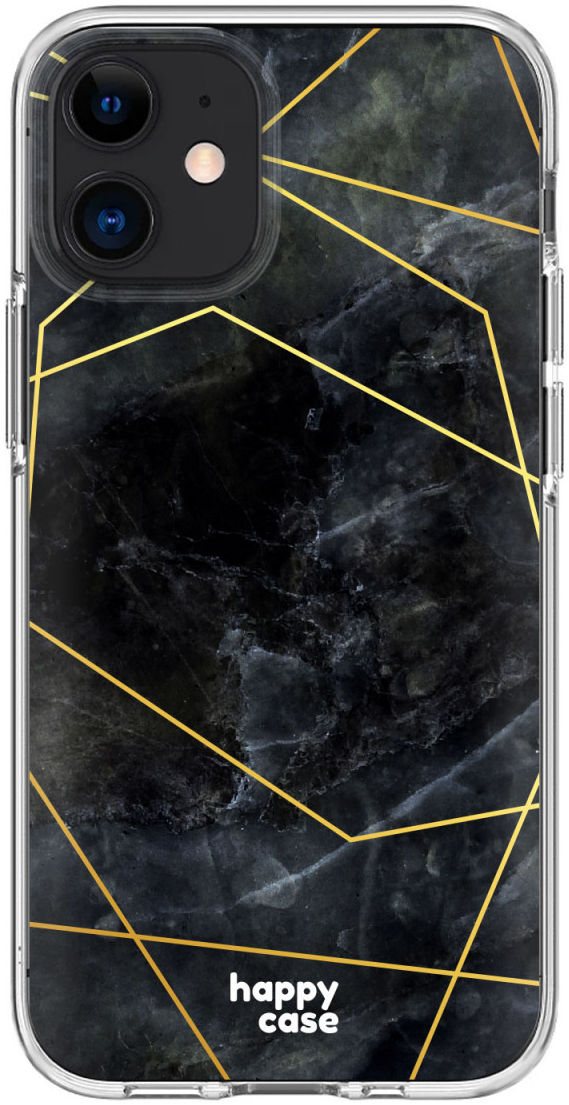 HappyCase Apple iPhone 12 Mini Hoesje Flexibel TPU Zwart Marmer Print afbeelding 9
