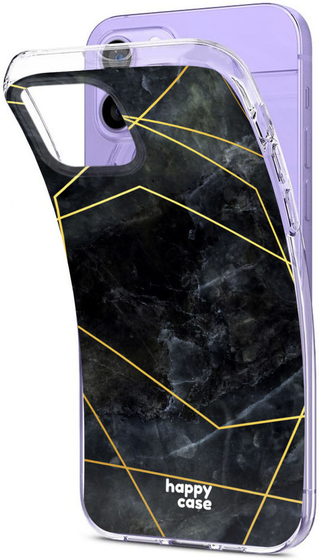 HappyCase Apple iPhone 12 Mini Hoesje Flexibel TPU Zwart Marmer Print afbeelding 7