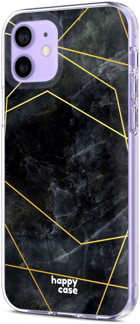 HappyCase Apple iPhone 12 Mini Hoesje Flexibel TPU Zwart Marmer Print afbeelding 8