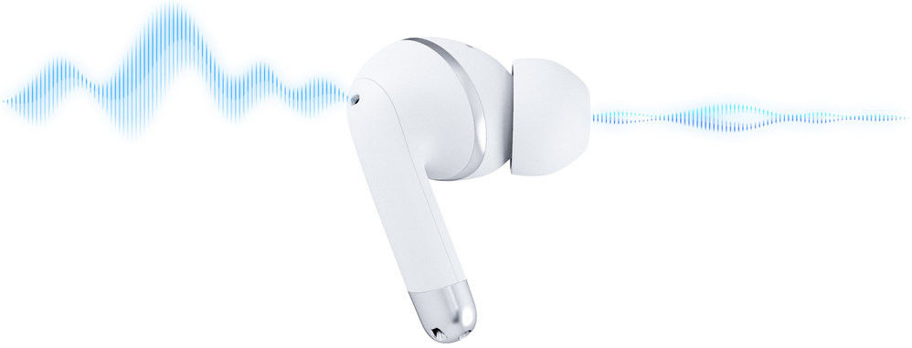 Happy Plugs Air 1 Draadloze In-Ear Oordopjes Noise Cancelling Wit afbeelding 10