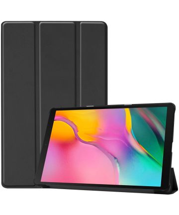 Samsung Galaxy Tab A 10.1 (2019) Hoesje Tri-Fold Zwart Hoesjes