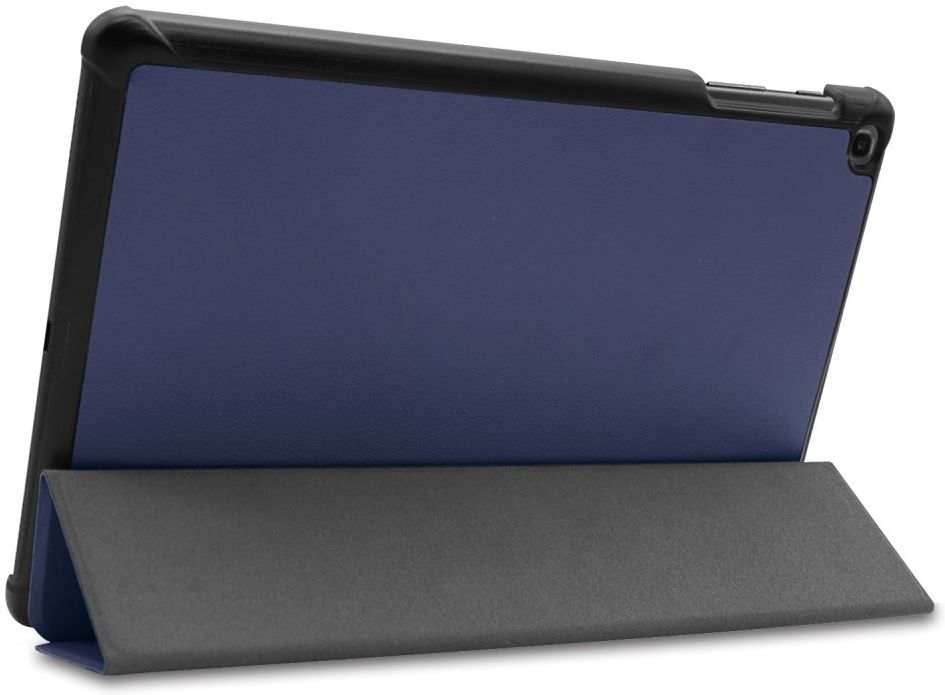 Samsung Galaxy Tab A 10.1 (2019) Tri-fold Hoes Donker Blauw afbeelding 3