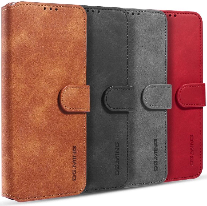 DG Ming Samsung Galaxy M31s Retro Portemonnee Hoesje Zwart afbeelding 11