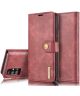 DG Ming Samsung Galaxy M31s Hoesje 2-in-1 Book Case & Back Cover Rood