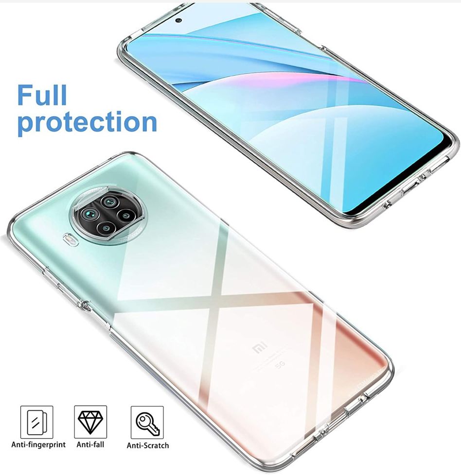 Xiaomi Mi 10T Lite 5G Soft Case + Screen Protector Transparant afbeelding 3