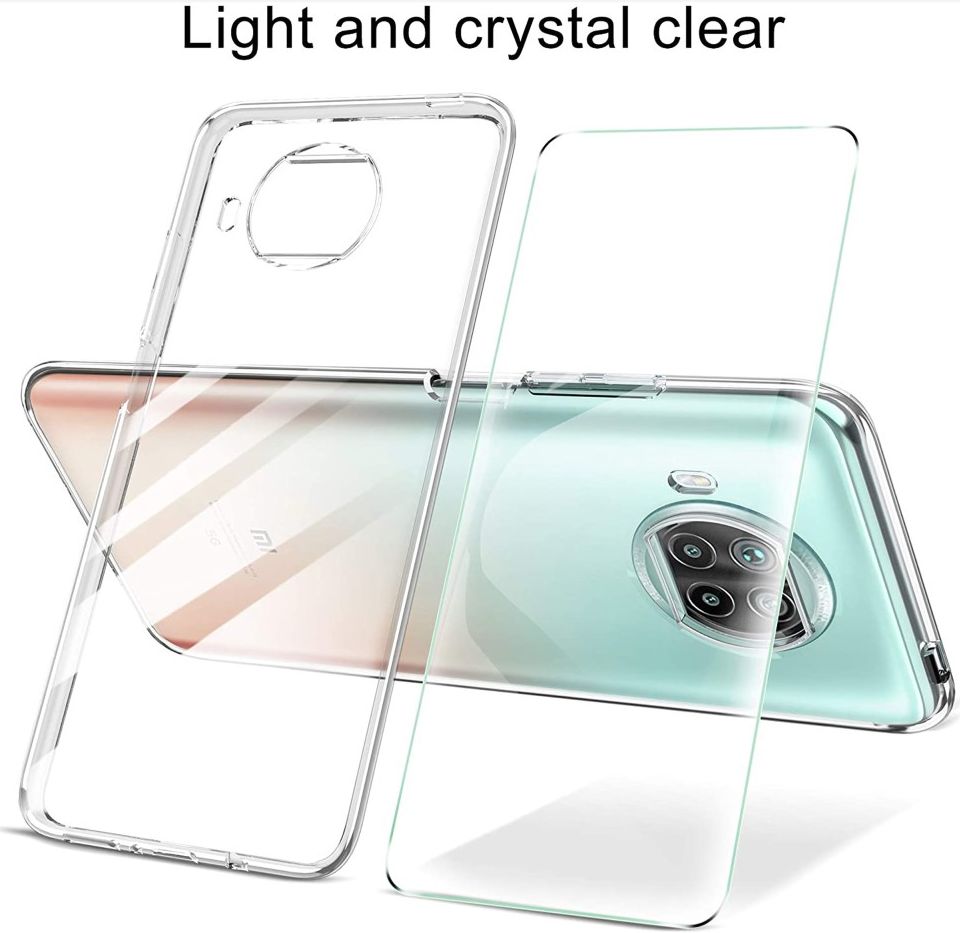Xiaomi Mi 10T Lite 5G Soft Case + Screen Protector Transparant afbeelding 4