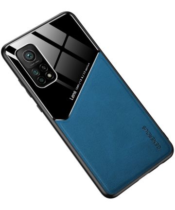 Generous Xiaomi Mi 10T (Pro) Magnetisch Hybride Back Cover Blauw Hoesjes