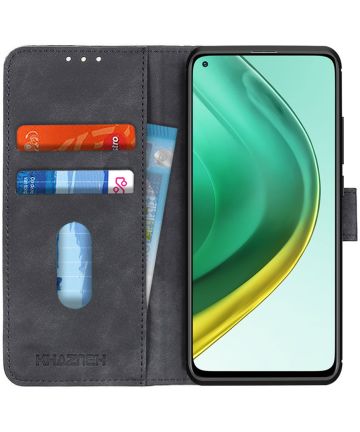 Xiaomi Mi 10T (Pro) Hoesje Retro Wallet Book Case Zwart Hoesjes