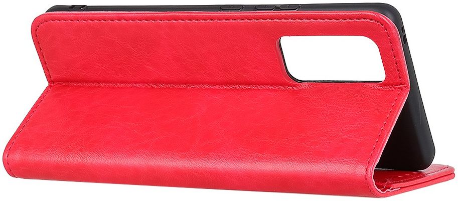 Crazy Horse Xiaomi Mi 10T/Mi 10T Pro Portemonnee Stand Hoesje Rood afbeelding 3