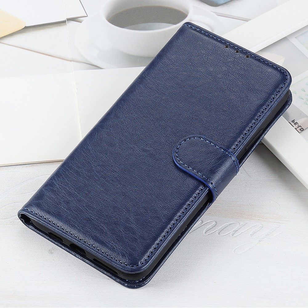 Xiaomi Mi 10T 5G/Mi 10T Pro Crazy Horse Leren Portemonnee Hoesje Blauw afbeelding 9