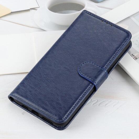 Xiaomi Mi 10T 5G/Mi 10T Pro Crazy Horse Leren Portemonnee Hoesje Blauw afbeelding 9