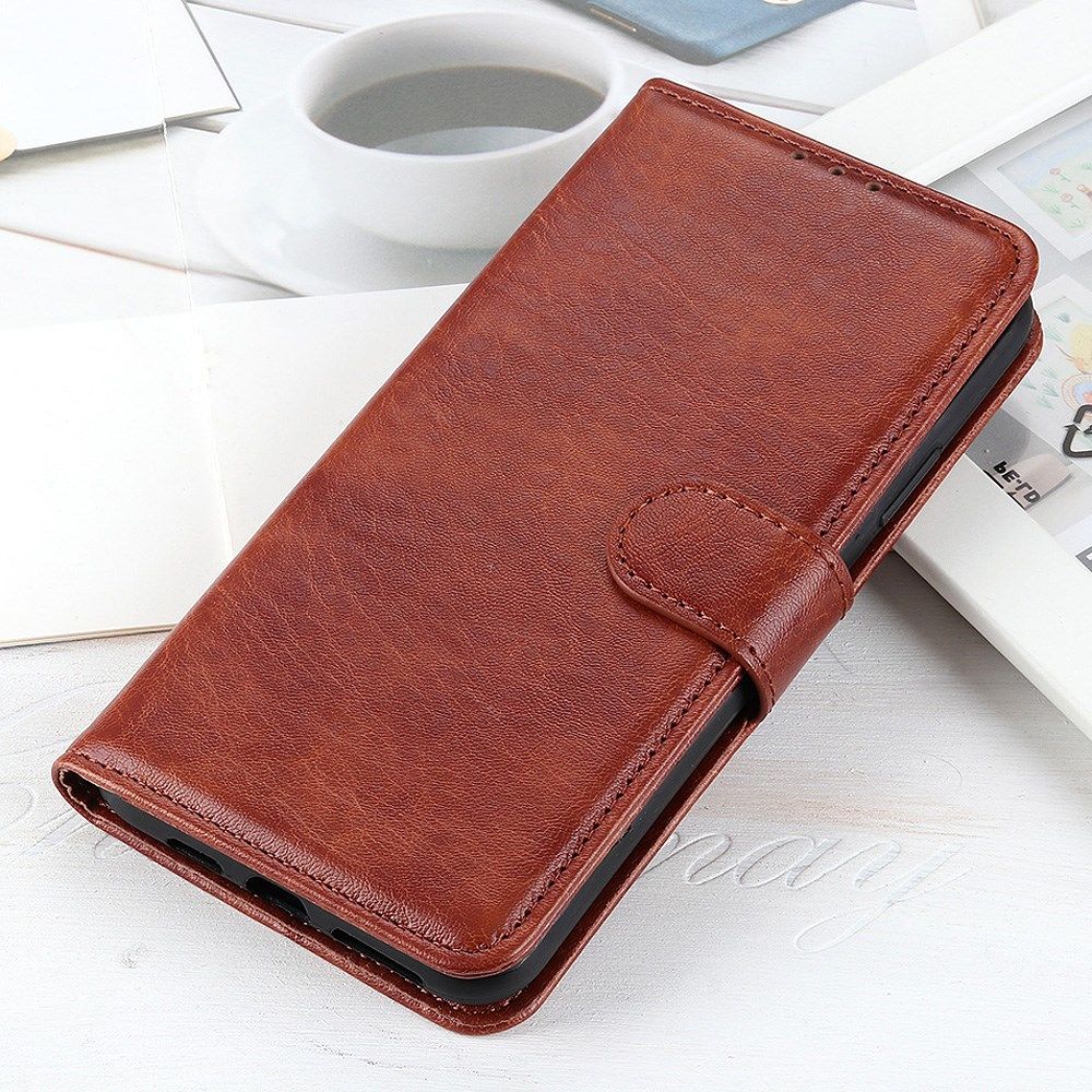 Xiaomi Mi 10T 5G/Mi 10T Pro Crazy Horse Leren Portemonnee Hoesje Bruin afbeelding 9