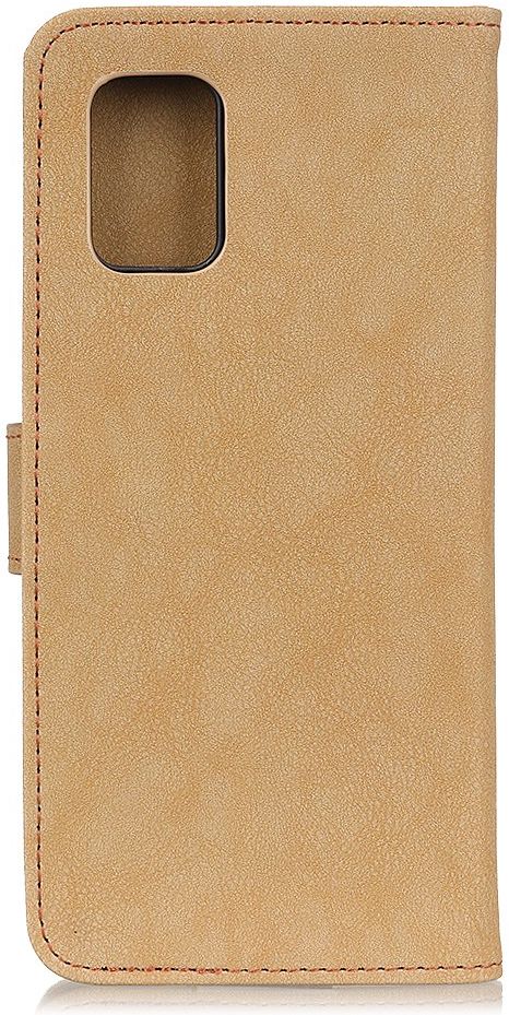 Xiaomi Mi 10T / Mi 10T Pro Hoesje Retro Wallet Book Case Goud afbeelding 6