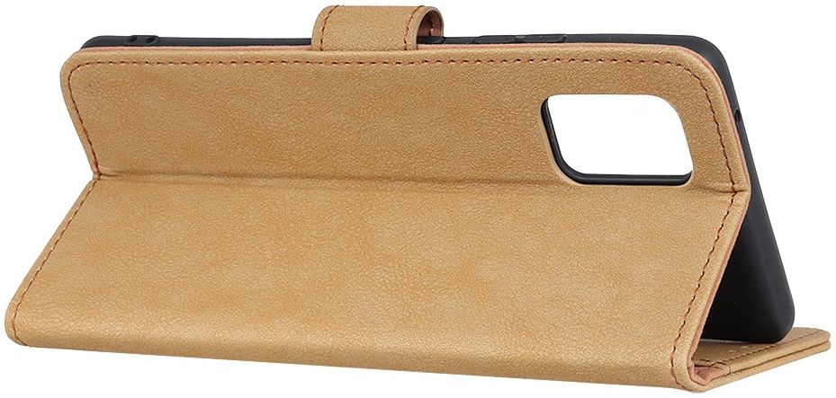 Xiaomi Mi 10T / Mi 10T Pro Hoesje Retro Wallet Book Case Goud afbeelding 7