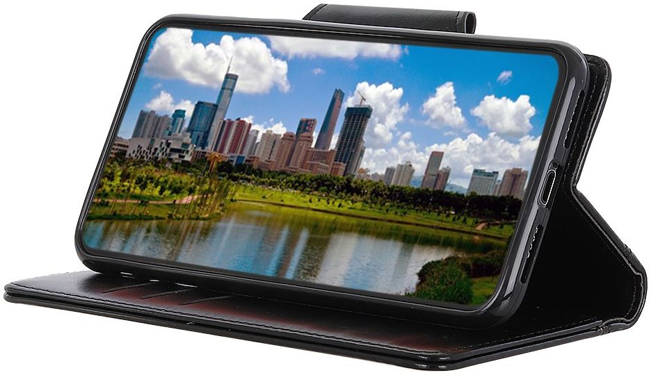 Oppo Reno 4 Pro 4G Portemonnee Stand Hoesje Zwart afbeelding 4
