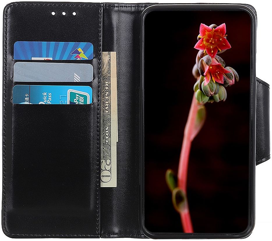 Oppo Reno 4 Pro 4G Portemonnee Stand Hoesje Zwart afbeelding 1