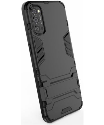 Oppo Reno 4 5G Hoesje Shock Proof Back Cover Met Kickstand