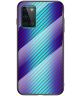 Ultra Hybrid Carbon Fiber Tempered Glass Case OnePlus 8T Blauw