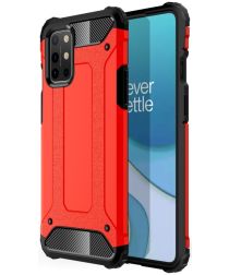 OnePlus 8T Hoesje Shock Proof Hybride Back Cover Rood