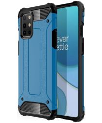 OnePlus 8T Hoesje Shock Proof Hybride Back Cover Lichtblauw
