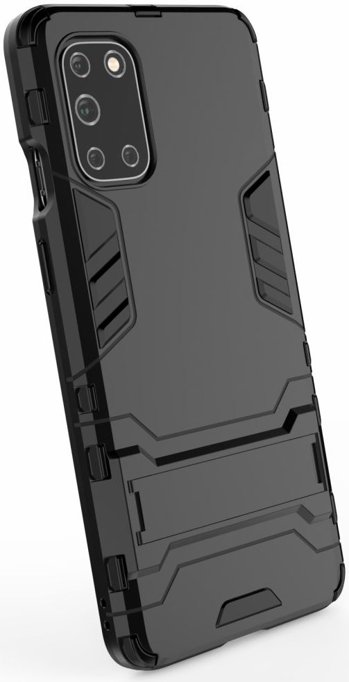 OnePlus 8T Back Cover Hoesje Hybride Kickstand Zwart afbeelding 3