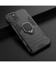 OnePlus 8T Back Cover Hoesje Kickstand Ring Zwart