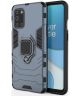 OnePlus 8T Back Cover Hoesje Kickstand Ring Blauw