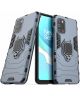 OnePlus 8T Back Cover Hoesje Kickstand Ring Blauw