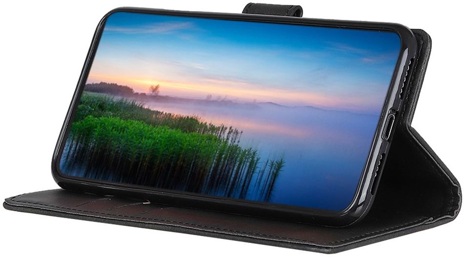 OnePlus 8T Book Case Hoesje Wallet Zwart afbeelding 12
