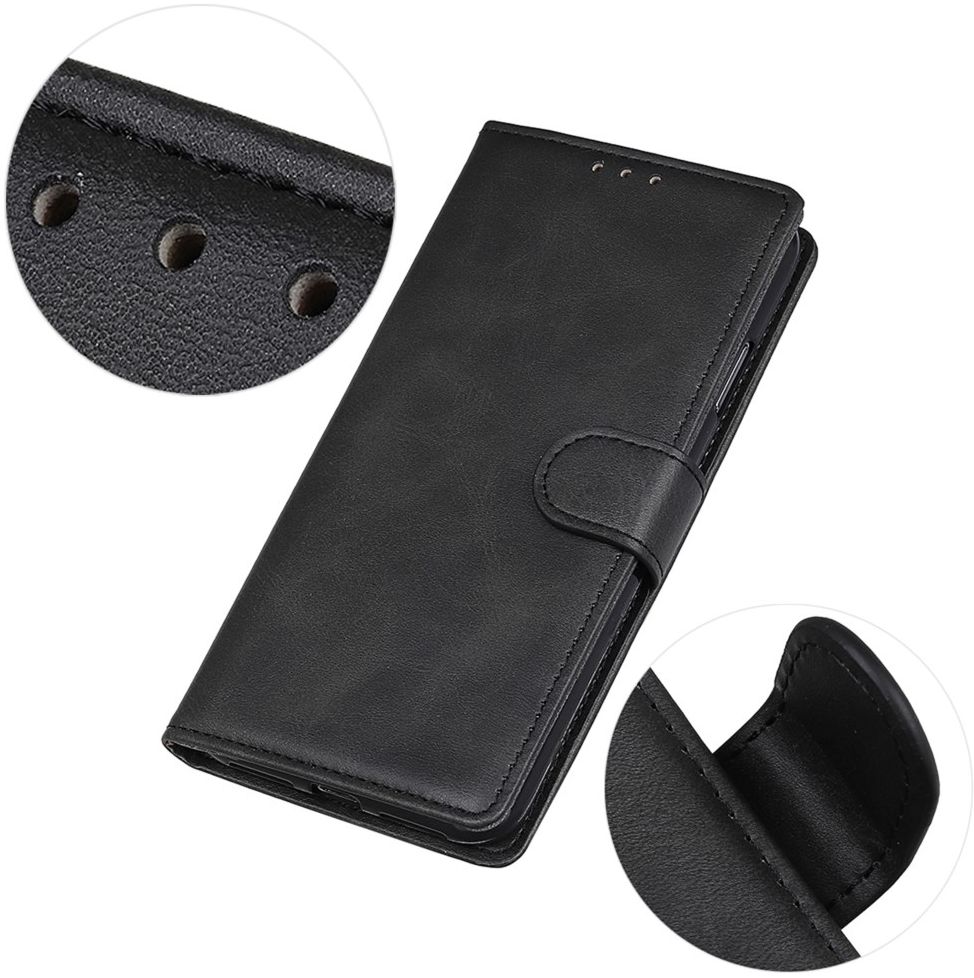OnePlus 8T Book Case Hoesje Wallet Zwart afbeelding 8