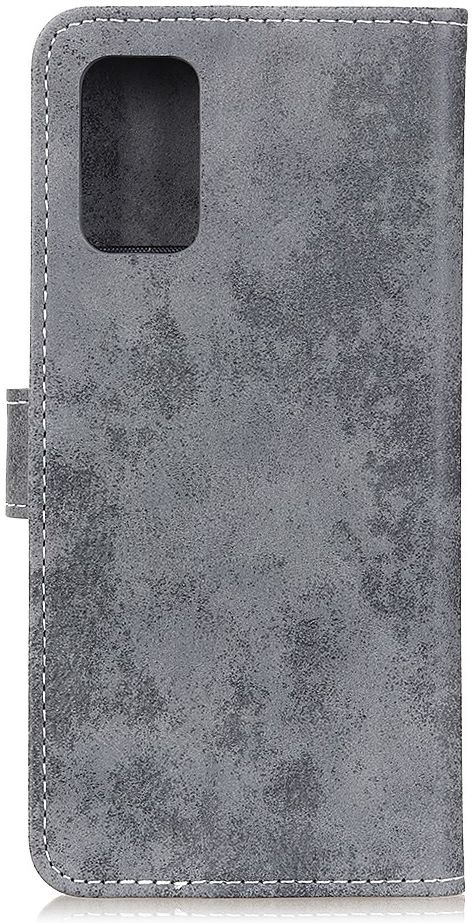 OnePlus 8T Book Case Hoesje Retro Wallet Grijs afbeelding 5