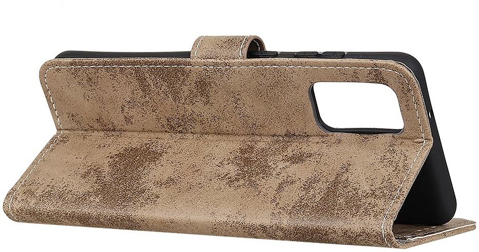 OnePlus 8T Book Case Hoesje Retro Wallet Khaki afbeelding 8