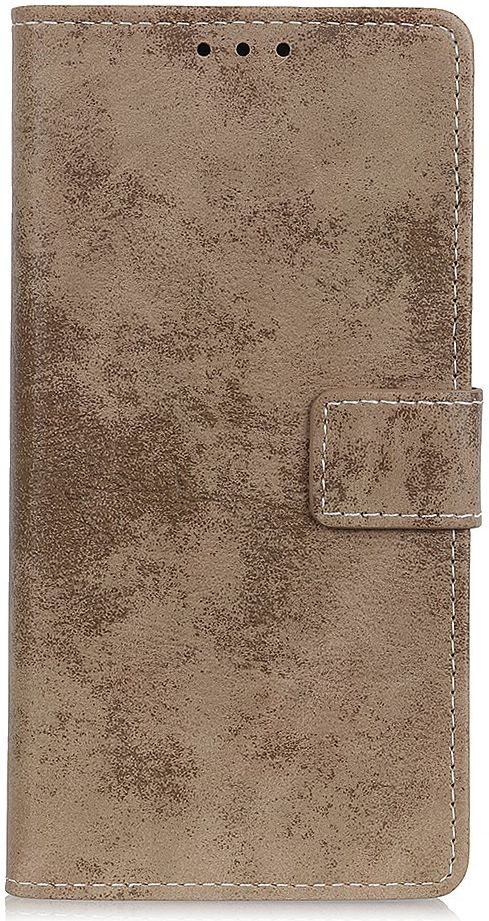 OnePlus 8T Book Case Hoesje Retro Wallet Khaki afbeelding 2