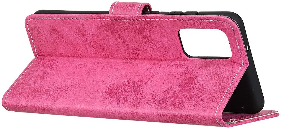 OnePlus 8T Book Case Hoesje Retro Wallet Roze afbeelding 5